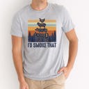  I'd Smoke That Grilling Graphic Tee