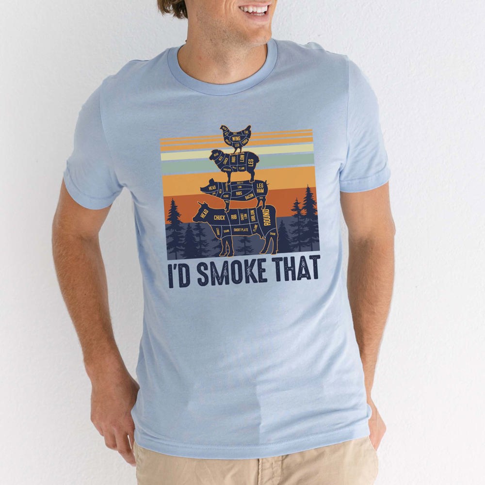 I'd Smoke That Grilling Graphic Tee