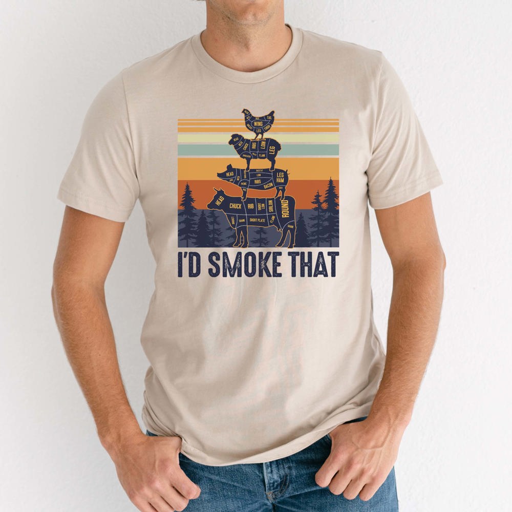 I'd Smoke That Grilling Graphic Tee