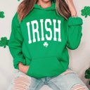 Large Irish Green Irish Shamrock Hoodie