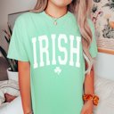 Large Island Reef Irish Shamrock White Comfort Color Tee