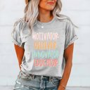 2X Natural It's a Good Day to Learn Bella Graphic Tee