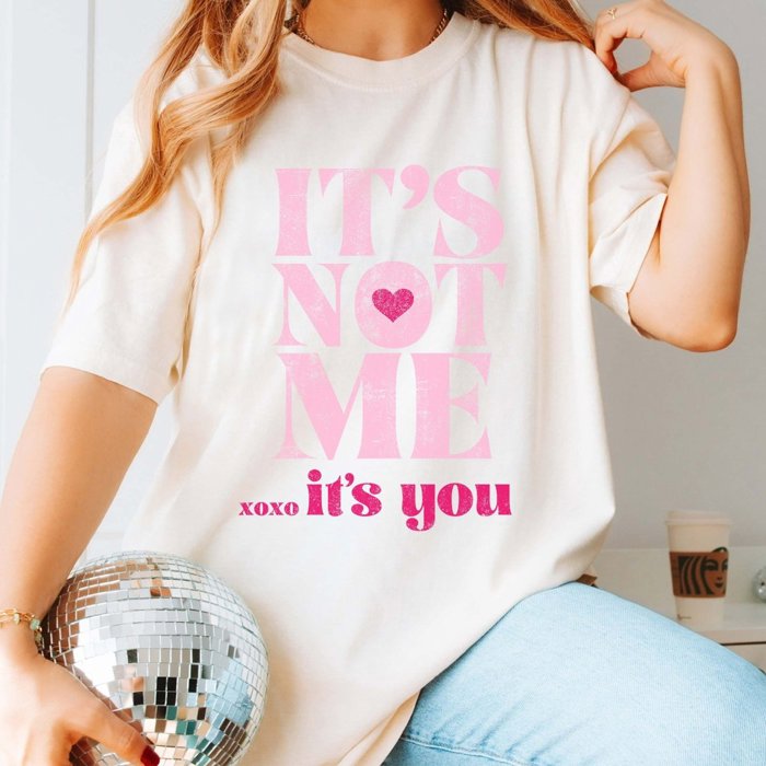 It's Not Me It's You Comfort Color Graphic Tee