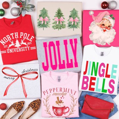 Jingle Bells Christmas Sweatshirts – Cozy, Festive, and Boutique-Style Holiday Pullovers