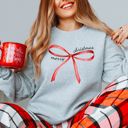 XL Athletic Gray Jingle Bells Christmas Sweatshirts – Cozy, Festive, and Boutique-Style Holiday Pullovers