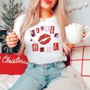 Large White Jingle Book Christmas Bella Graphic Tee