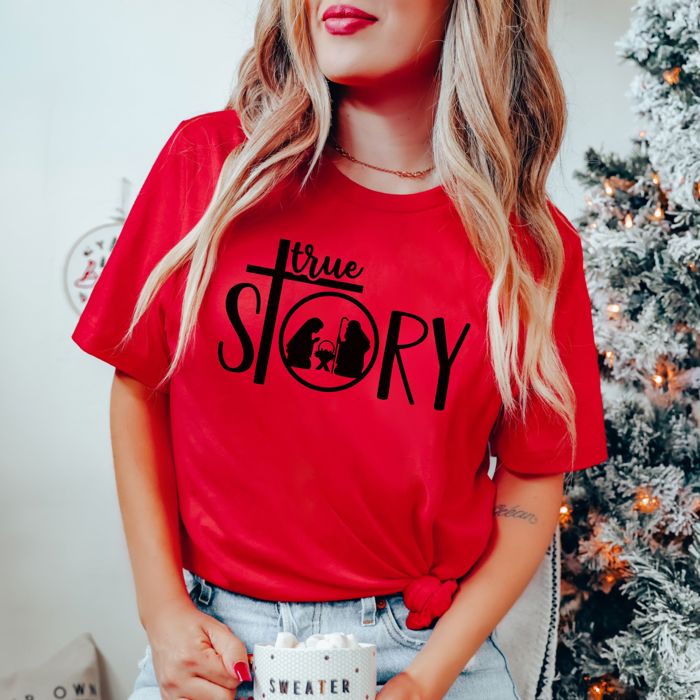 Jingle Christmas Bella Canvas Tees – Merry & Jolly Holiday Graphic Tees for Women