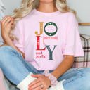  Jolly and Joyful Comfort Color Graphic Tee