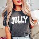 Large Pepper Jolly Vibes White Comfort Colors Graphic Tee