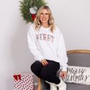 2X Athletic Grey Joy To The World Christmas Sweatshirts – Jolly, Merry, and Peppermint Mocha Holiday Collection