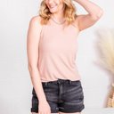 Large KanCan-Kayla High Rise Frayed Hem Distressed Denim Shorts