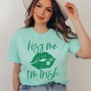 2X Mint Kiss Me I'm Irish Tee