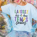 2X Chambray Laissez Les Bon Temps Roule Comfort Color Tee