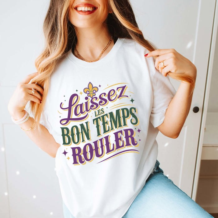 Laissez Les Bon Temps Rouler Bella Graphic Tee