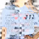 Small Light Blue Lands That I Love Graphic Tee