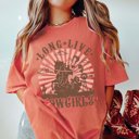 Large Cumin Long Live Cowgirls Comfort Color Tee