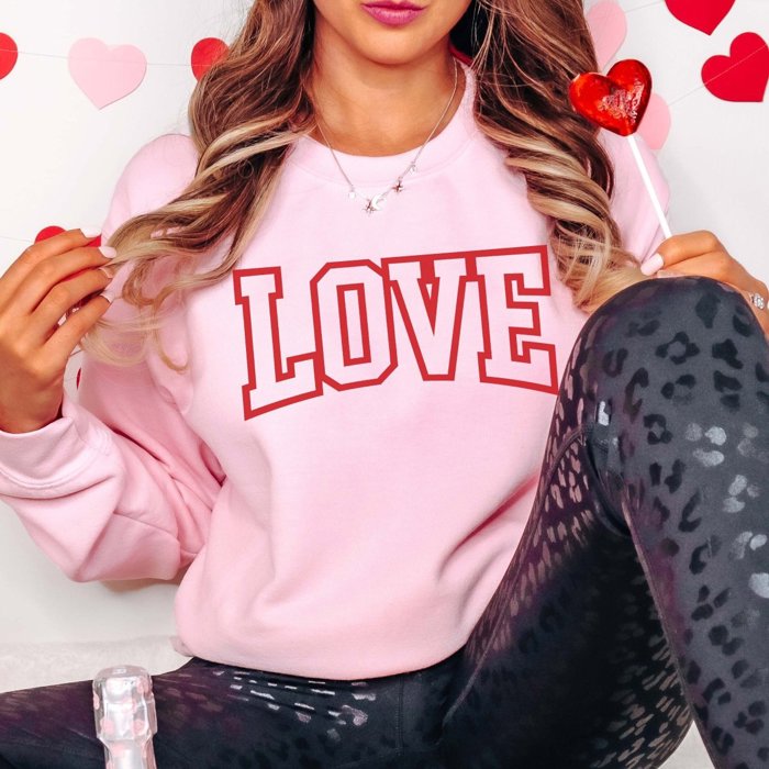 Love Bold Collegiate Crew Sweatshirt