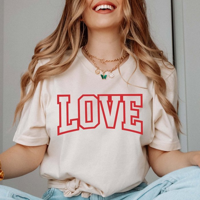 Love Bold Collegiate Bella Graphic Tee