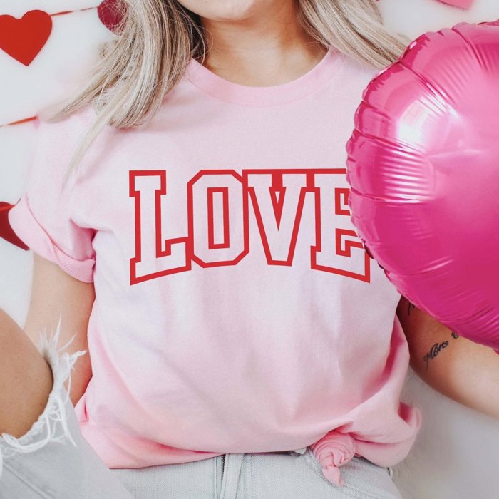 Love Bold Collegiate Bella Graphic Tee