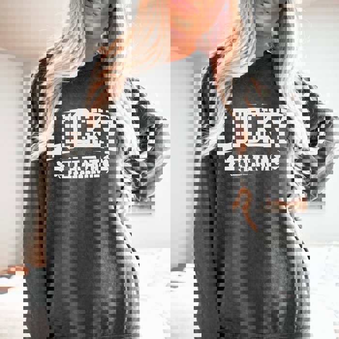 Lucky Charm Comfort Colors Crew Sweatshirt