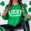 Large Kelly Lucky Charm Crewneck Sweatshirt