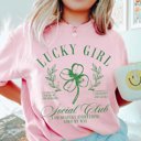 2X Blossom Lucky Girl Social Club Comfort Color Tee