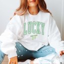  Lucky Green Bow Sweatshirt