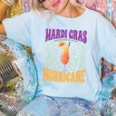 2X Chambray Mardi Gras Mixed with Hurricane Comfort Color Tee