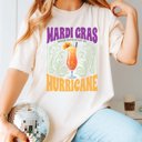 2X Ivory Mardi Gras Mixed with Hurricane Comfort Color Tee