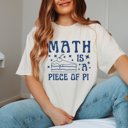 2X Natural Math is a Piece of Pie Bella Graphic Tee