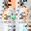  Merry Christmas Leopard Trees & Bow Bella Graphic Tee