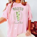 Large Blossom Mojito Social Club Comfort Color Tee