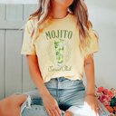 Large Butter Mojito Social Club Comfort Color Tee