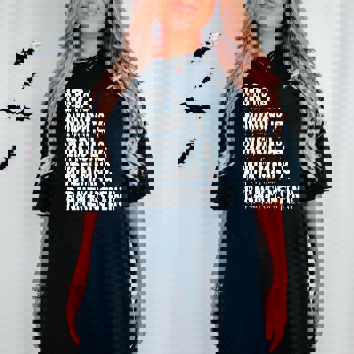 Monster List Comfort Colors Graphic Tee