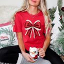 XL Heather Red Most Wonderful Time of the Year Bella Canvas Tees – Joyful Christmas Graphic Tees for Women
