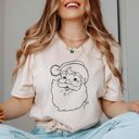Large Natural Most Wonderful Time of the Year Bella Canvas Tees – Joyful Christmas Graphic Tees for Women