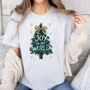 Medium White Most Wonderful Time of the Year Bella Canvas Tees – Joyful Christmas Graphic Tees for Women