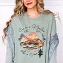 Large Bay Mountain With A View Comfort Color Tee