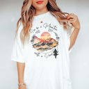 Large White Mountain With A View Comfort Color Tee