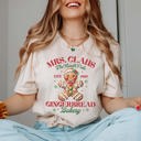 2X Natural Mrs. Claus Gingerbread Bakery Bella Graphic Tee