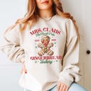  Mrs. Claus Gingerbread Bakery Graphic Sweatshirt