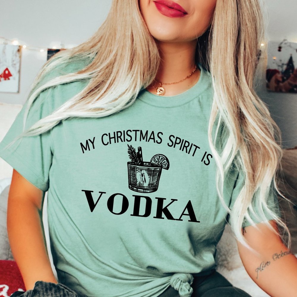 My Christmas Spirit is Vodka Bella Graphic Tee