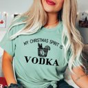  My Christmas Spirit is Vodka Bella Graphic Tee