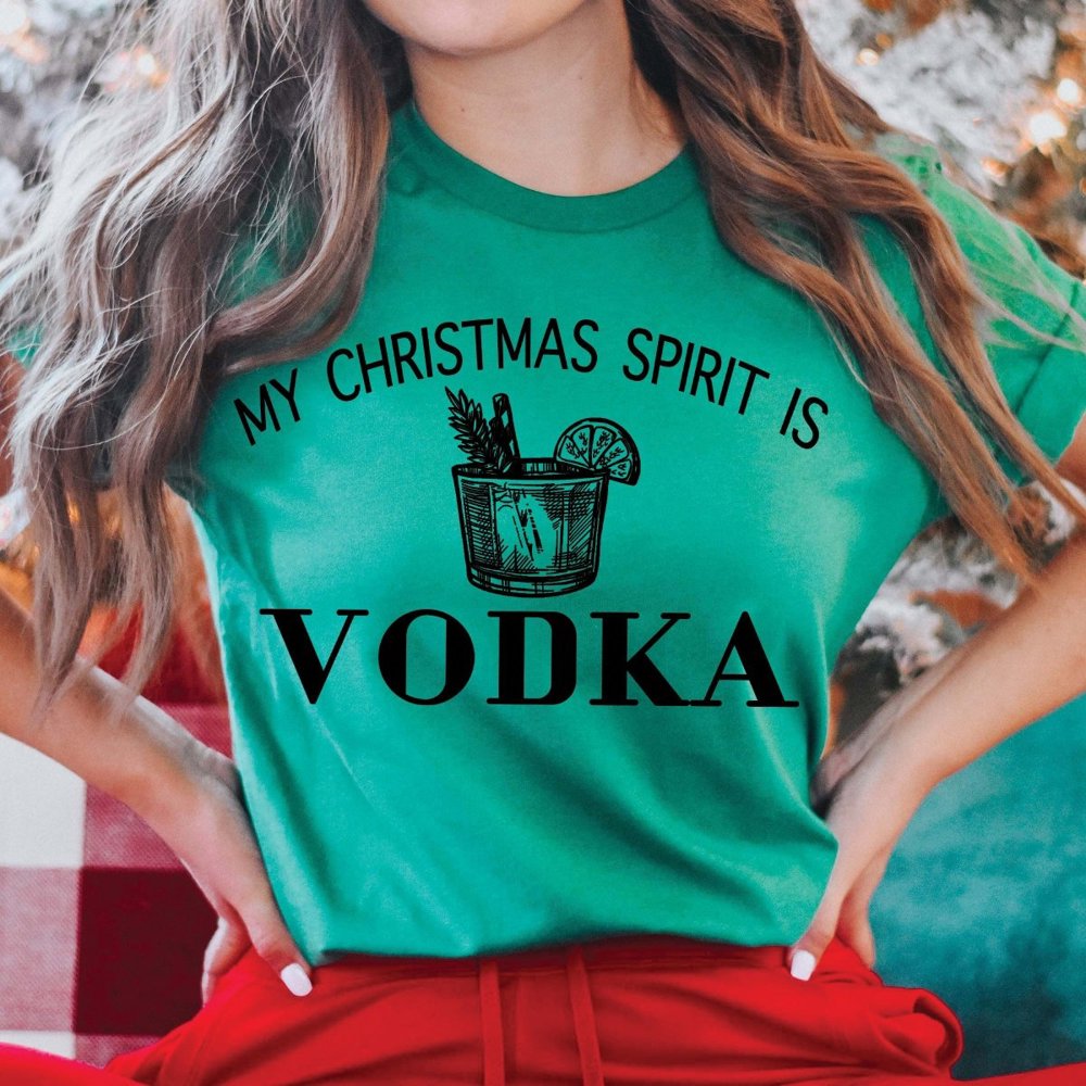 My Christmas Spirit is Vodka Bella Graphic Tee