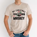  My Christmas Spirit Is Whiskey Graphic Tee