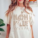 Large Ivory Nashville Tennessee Guitar Comfort Color Tee