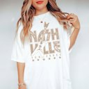 Large White Nashville Tennessee Guitar Comfort Color Tee