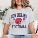  New England Football Bella Graphic Tee