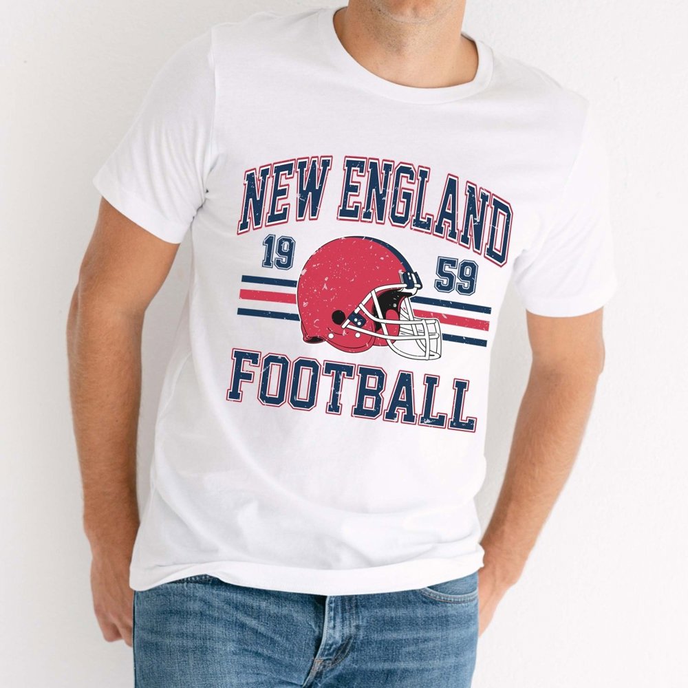 New England Football Bella Graphic Tee