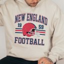  New England Football Graphic Hoodie